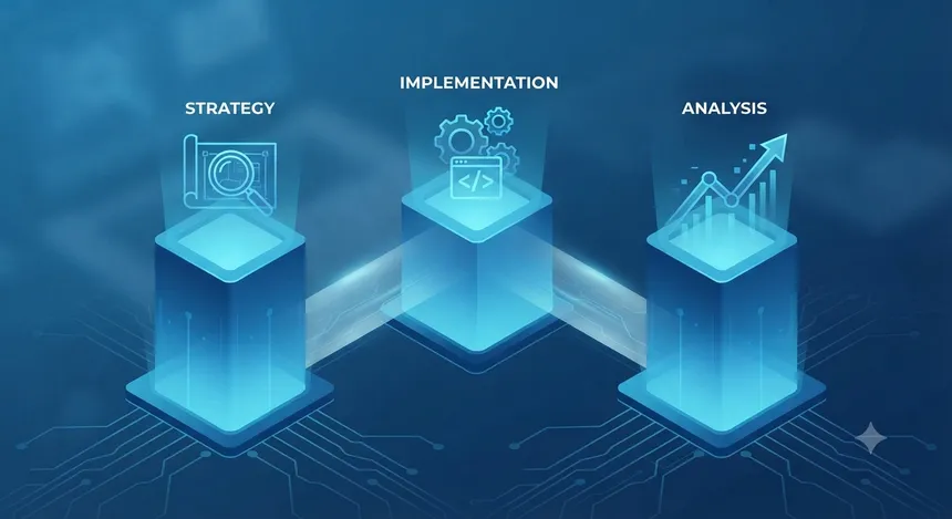Our process: Strategy, Implementation, Analysis